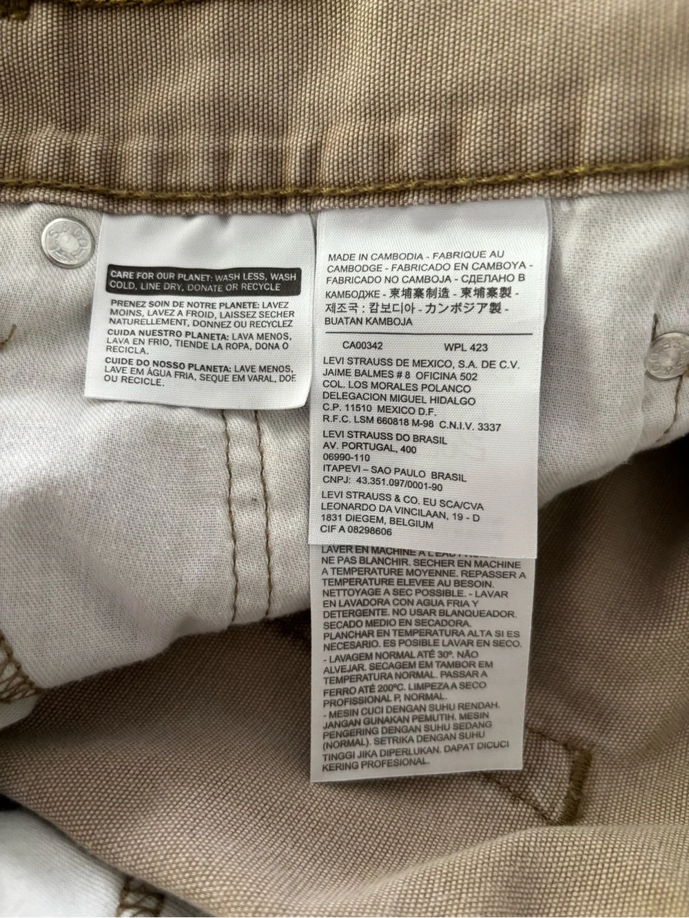 Polo by Ralph Lauren Light Cream Men's Chino Pants